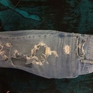 Distressed Hollister jeans